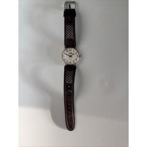 Watch ADVANCE LTD Quartz 22-23303BWX Japan Movt As Is Leather Band‎